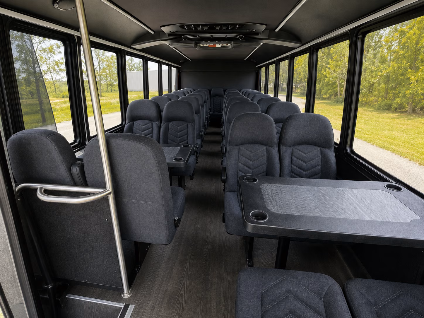 tacoma 18 passenger minibus inside