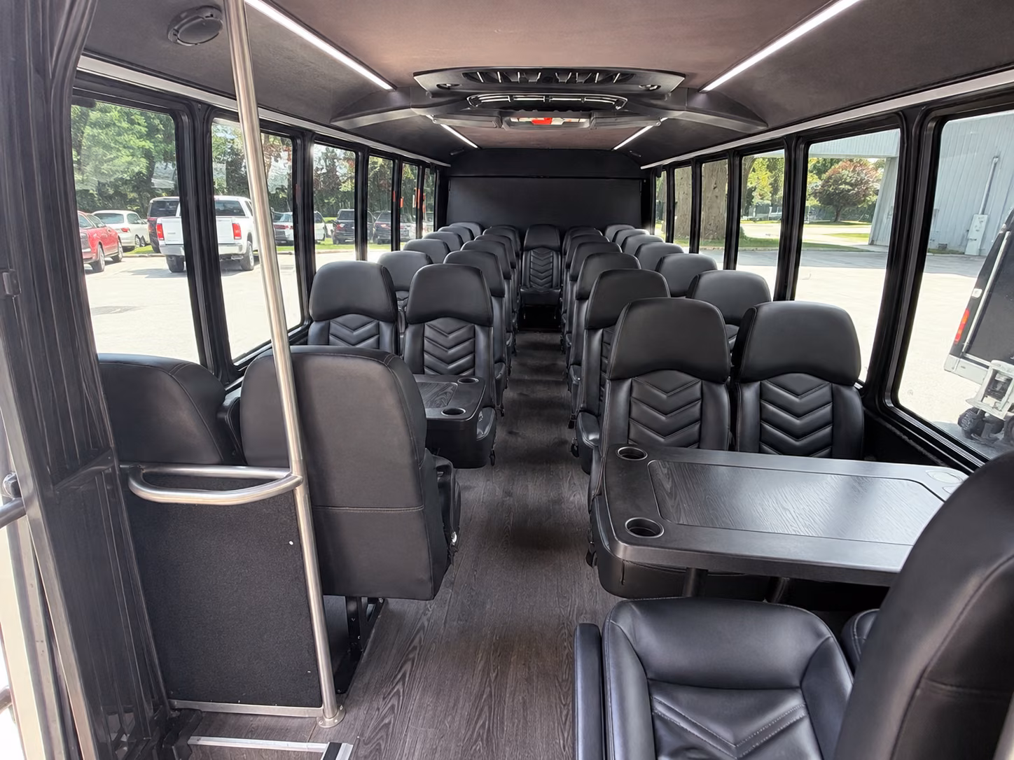 tacoma 18 passenger minibus interior