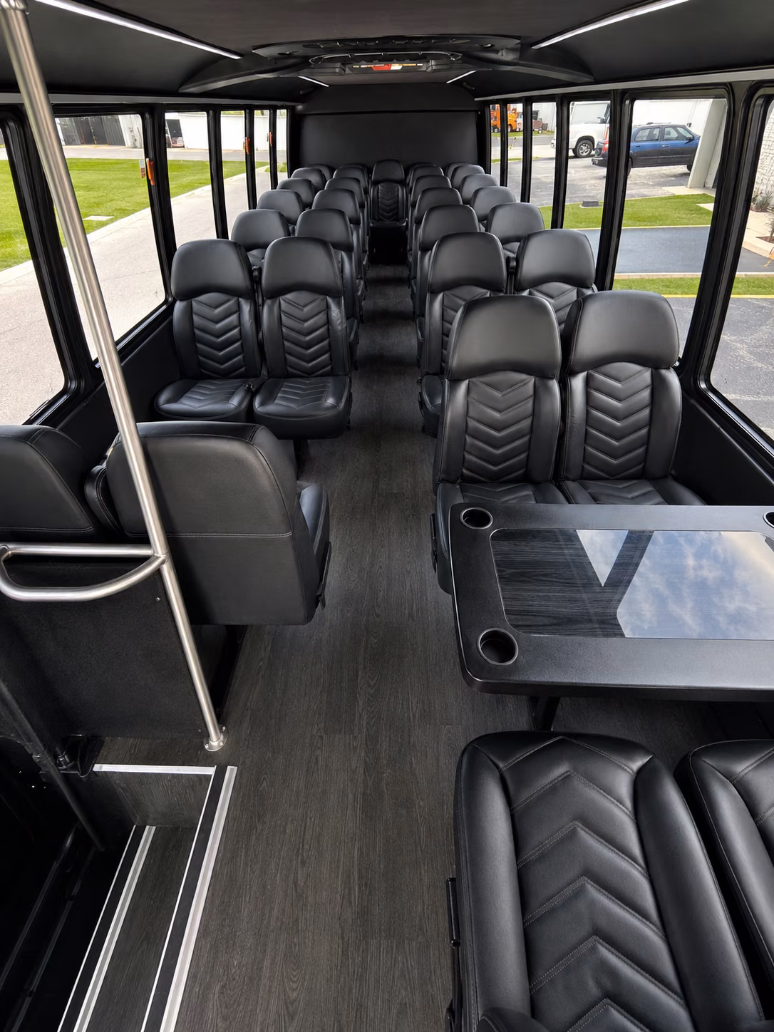 tacoma 20 passenger minibus inside