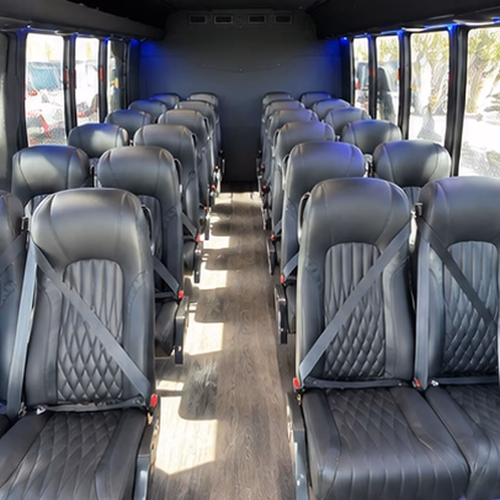tacoma 30 passenger minibus inside