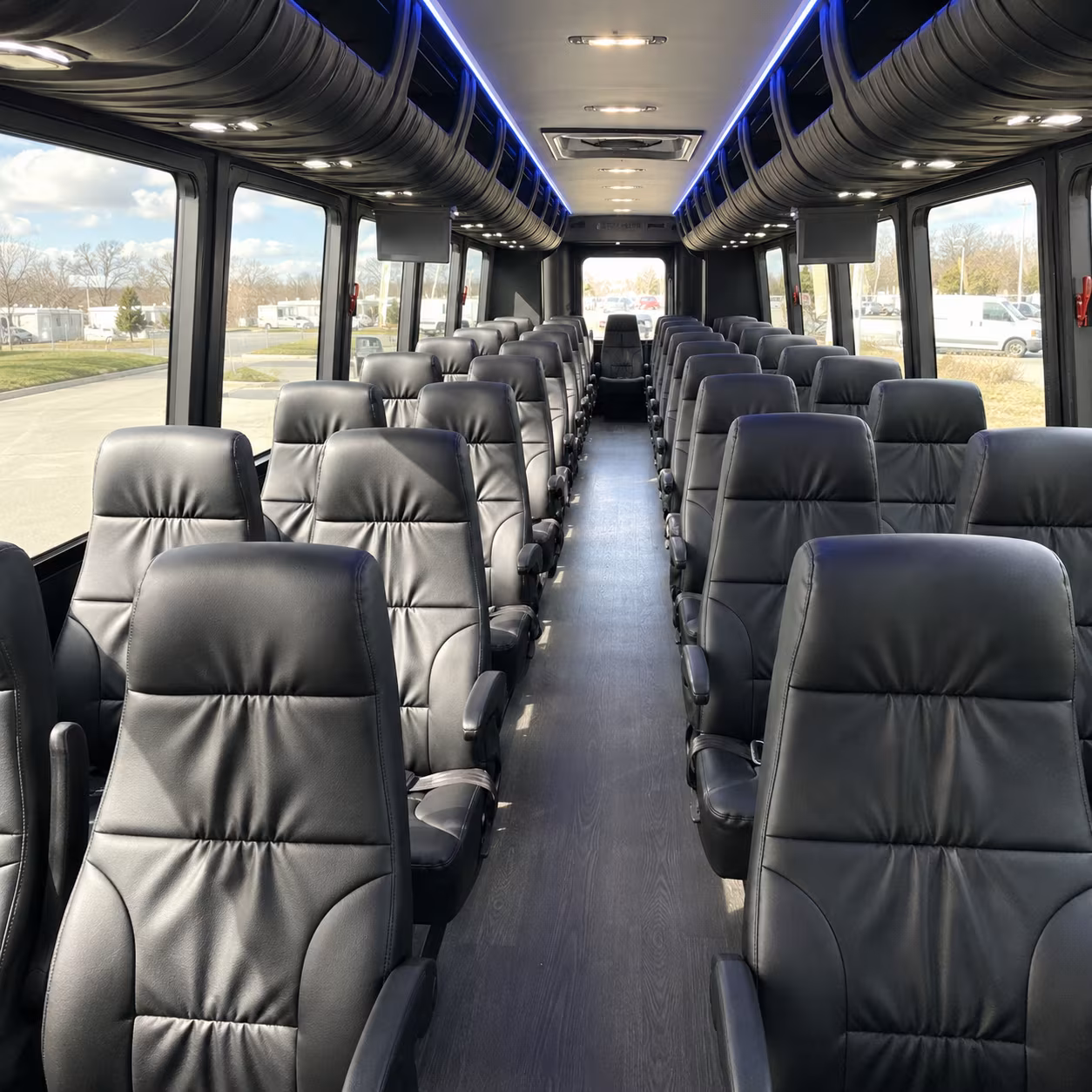 tacoma 30 passenger minibus interior