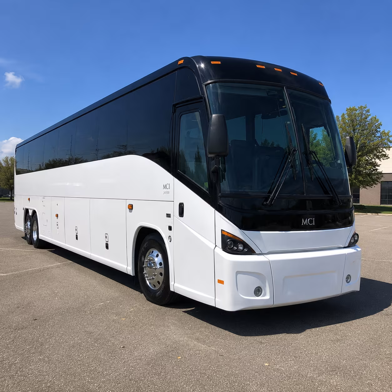 tacoma 56 passenger charter bus
