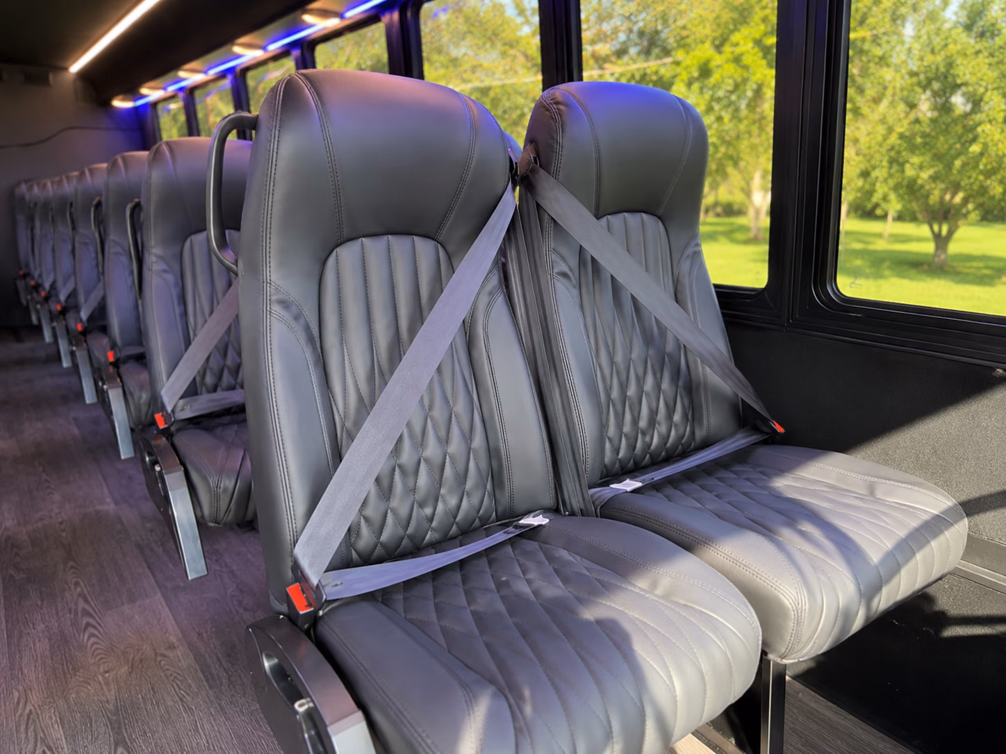 tacoma corporate event transportation onboard seating