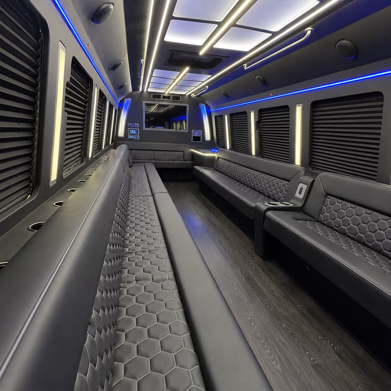 tacoma party bus inside