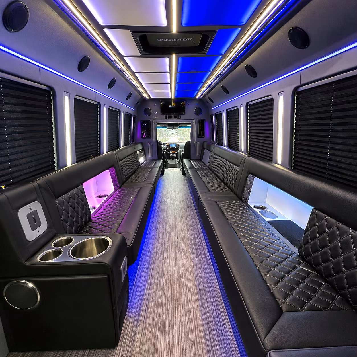 tacoma party bus rentals inside