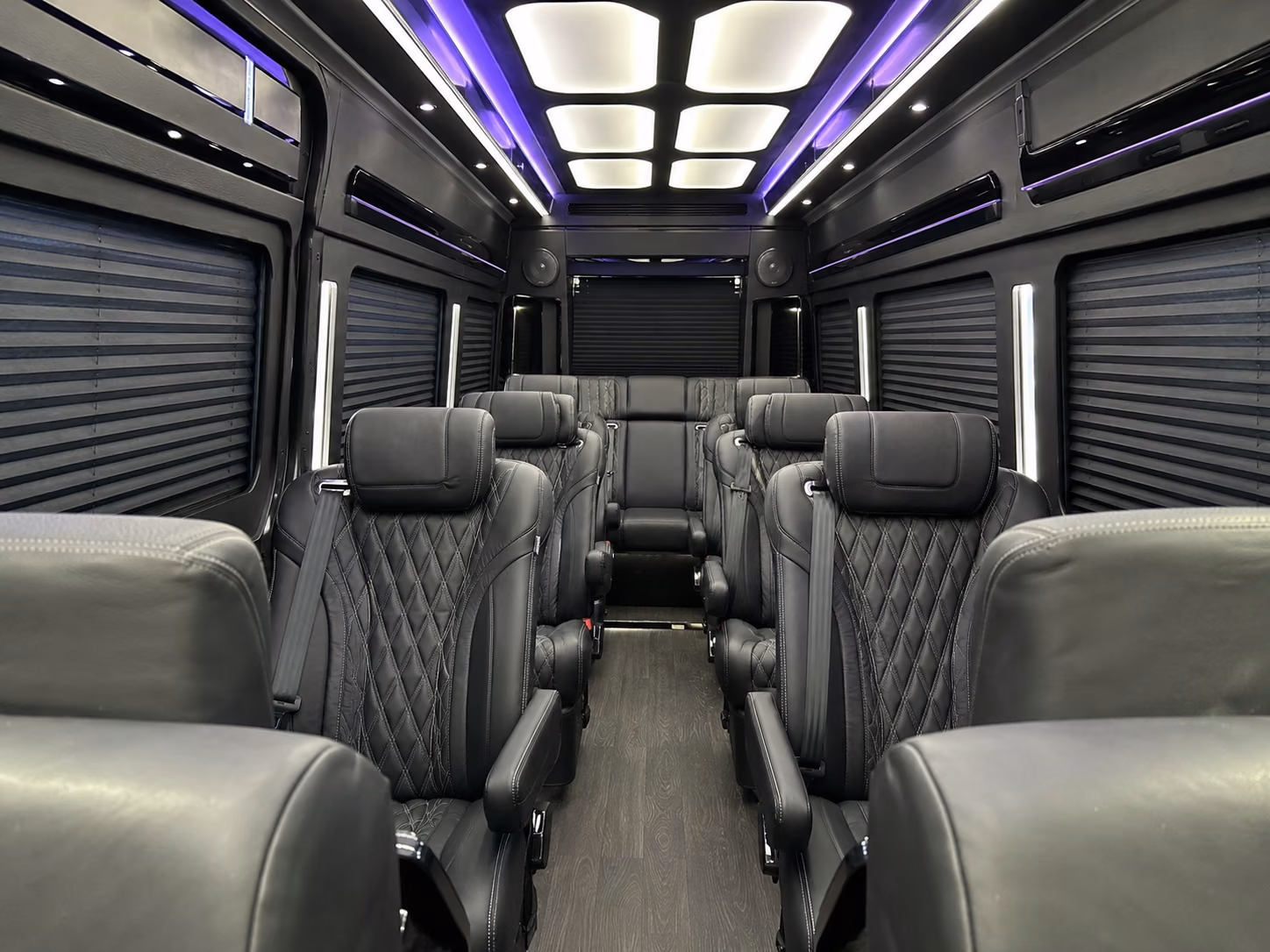tacoma sprinter van with driver inside